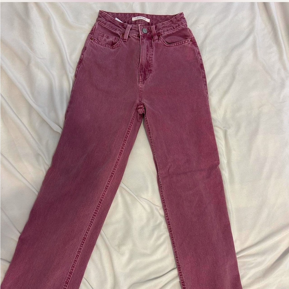 Purple Pacsun Size 23” Jeans. Pants, Ladies, Women’s. Loose, straight, trendy